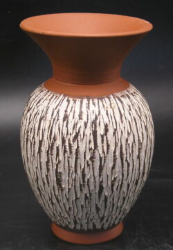 Small West Germany Wekara Keramik Sgraffito Vase - Image 4