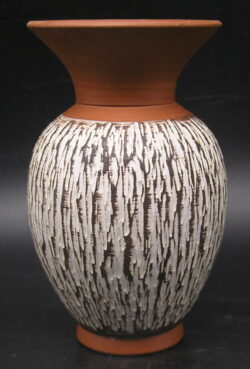 Small West Germany Wekara Keramik Sgraffito Vase - Image 3