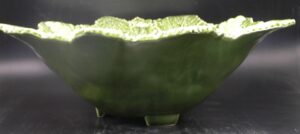 Vntg Jay Willfred Andrea By Sadick Portugal Majolica Leaf & Grape Bowl, 12" Diam - Image 7