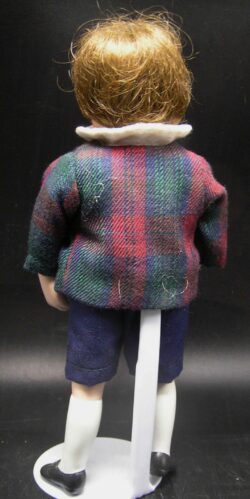 Ashton-Drake Boy Doll, 1920s Outfit - Tweed Blazer, Bowtie and Shorts - 9.5" H - Image 6