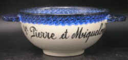 Vintage Quimper France Handpainted Pottery Bowl, St. Pierre & Miquelon, Breton Dancers - Image 5