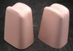 Pink Melamine / Melmac Salt and Pepper Shakers - mid century modern - Image 5