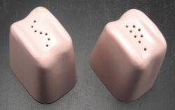 Pink Melamine / Melmac Salt and Pepper Shakers - mid century modern - Image 4