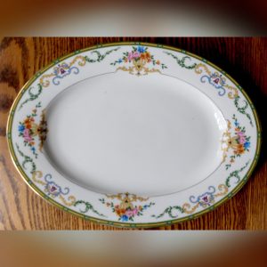 Antique 1909-1922 MZ Czechoslovakia Altrohlau CMR 8"x 11" Oval Platter