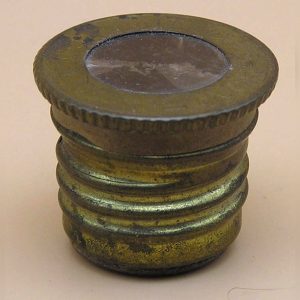 Brass & Mica Antique 30amp Household Fuse - CGE