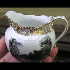 Antique Porcelain Creamer Mount Royal Park, Montreal Canada "Victoria, Carlsbad"