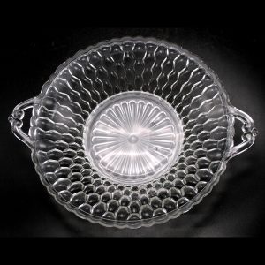 Indiana Glass Honeycomb #10 Glass Dish - 9.25" - 1930s