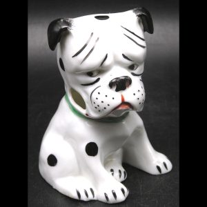 Antique German Porcelain Hand Painted Bulldog #5724