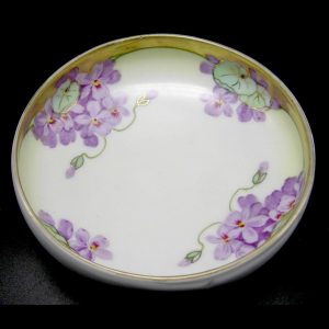 Hand Painted P.T.  Bavaria Tirschenreuth Bowl w 3 Bun/Ball Feet