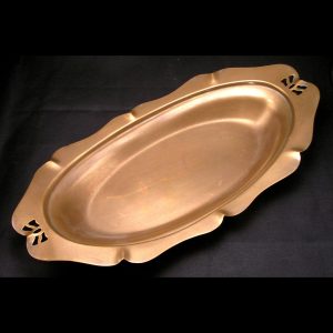 Antique Copper Bread Tray, 13" x 7"