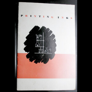 1950s Mid Century Design Brochure - "Printing Inks" Trade Booklet