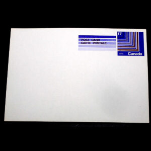 Canada Preprinted Prepaid 17 cent Unused Blank Post Card - 1979