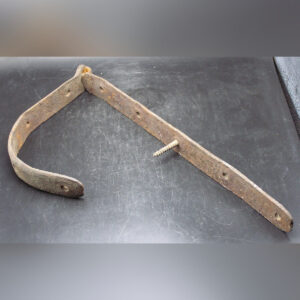 Antique Blacksmith Hand Forged Log Barn Strap Hinge - 24"