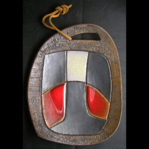 MCM Guy Ouvrard Abstract Modernist Art Pottery, Montreal, Canada, 1967, 9" x 7"