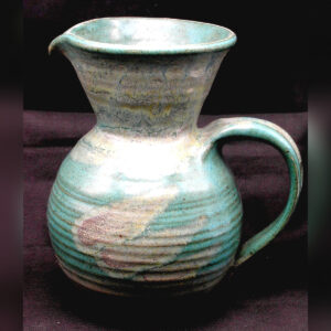 Pinecroft Studio Aylmer Ontario Canada Pottery Jug / Pitcher 1995 signed Jamie?