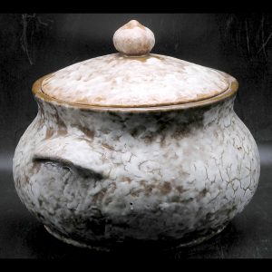 Vintage Beauce / Beauceware "Rustique" Large Ceramic Lidded Casserole / Bean Pot w Handles
