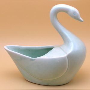 Rare McMaster Canada Pottery Modernist Swan Planter