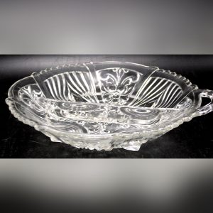 Indiana Glass Killarney Pattern 2-section Relish Dish - 1960s